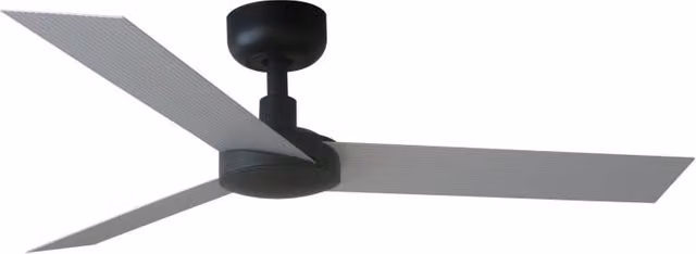 CRUISER S, Ventilatore senza Luce, Faro Barcelona Colore: Nero e Alluminio
