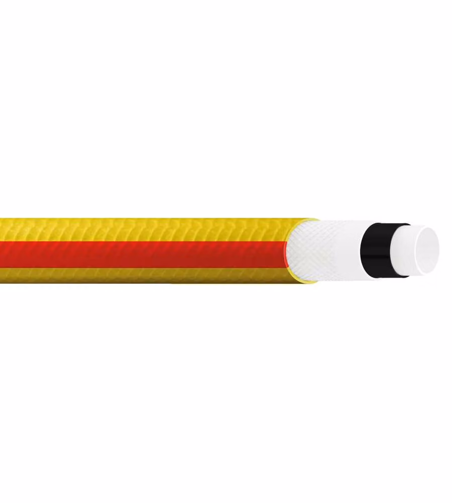 Valex Tubo per Acqua 5 Strati Giallo 1/2" 25 Metri per Giardino
