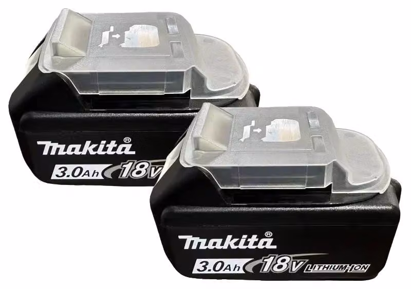 Batteria per utensili elettrici, capacità 6Ah, sistema di protezione avanzato, 2 pezzi Makita da 3Ah