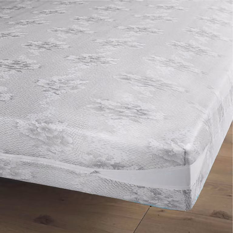 Materassi 140x190 cm, colore grigio, tessuto elasticizzato a rete