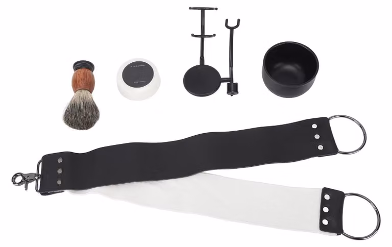 Kit professionale per la rasatura della barba, ideale per uomini
