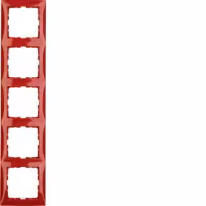 Berker 10158962 Cornice rossa, lucida Berker S.1