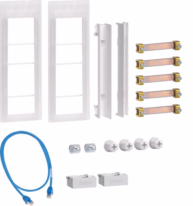 Set di connessioni Hager universZ a 3 punti custodia/custodia ZM02MS