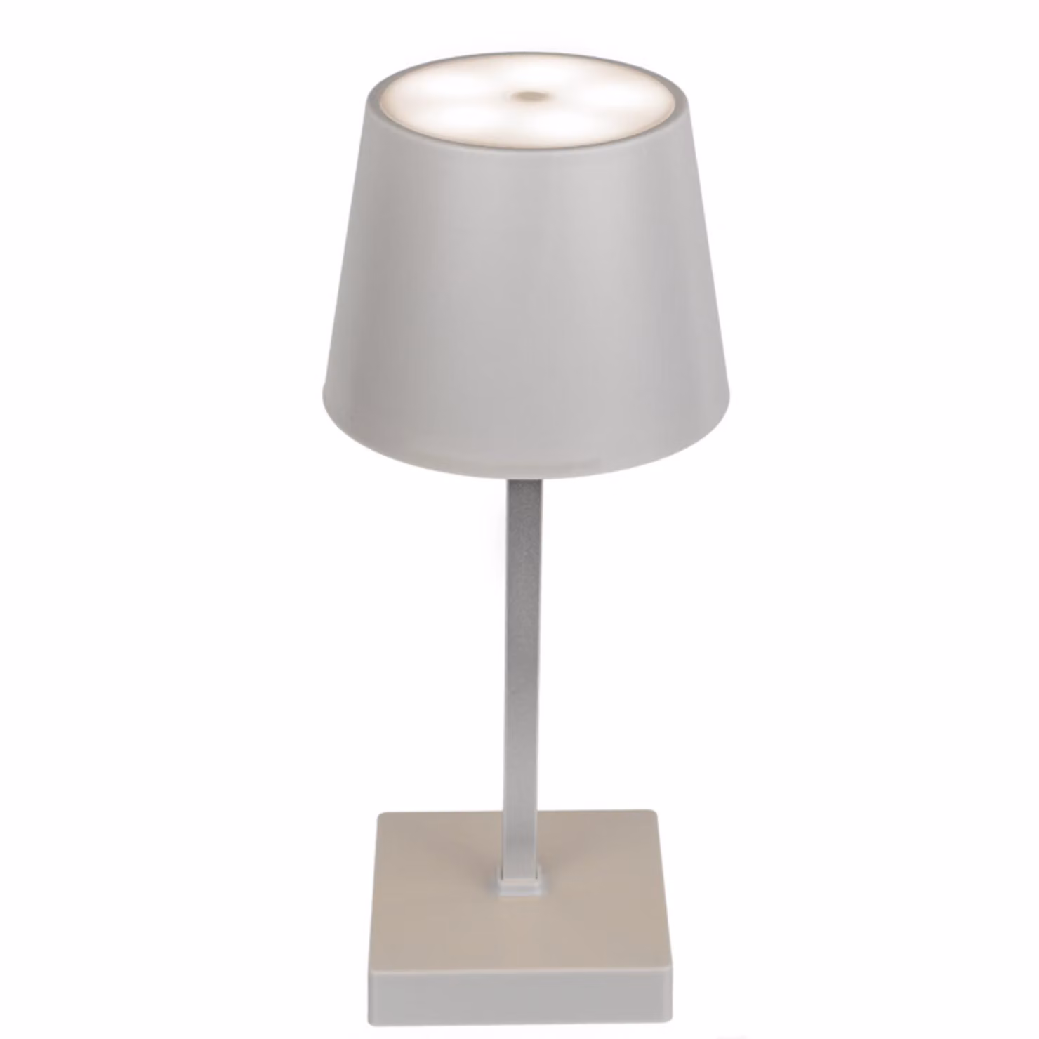 Lampada da tavolo con funzione touch Bianco caldo Lampada da comodino USB Grigio Ricaricabile Luminosità regolabile Lampada da tavolo Dimmerabile
