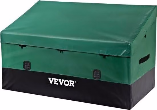 Contenitore Carlovo - Contenitore con coperchio - Contenitore per cuscini da giardino - Contenitore da giardino - Contenitore da esterno - Impermeabile - 147x86x108x77 cm - 900 L