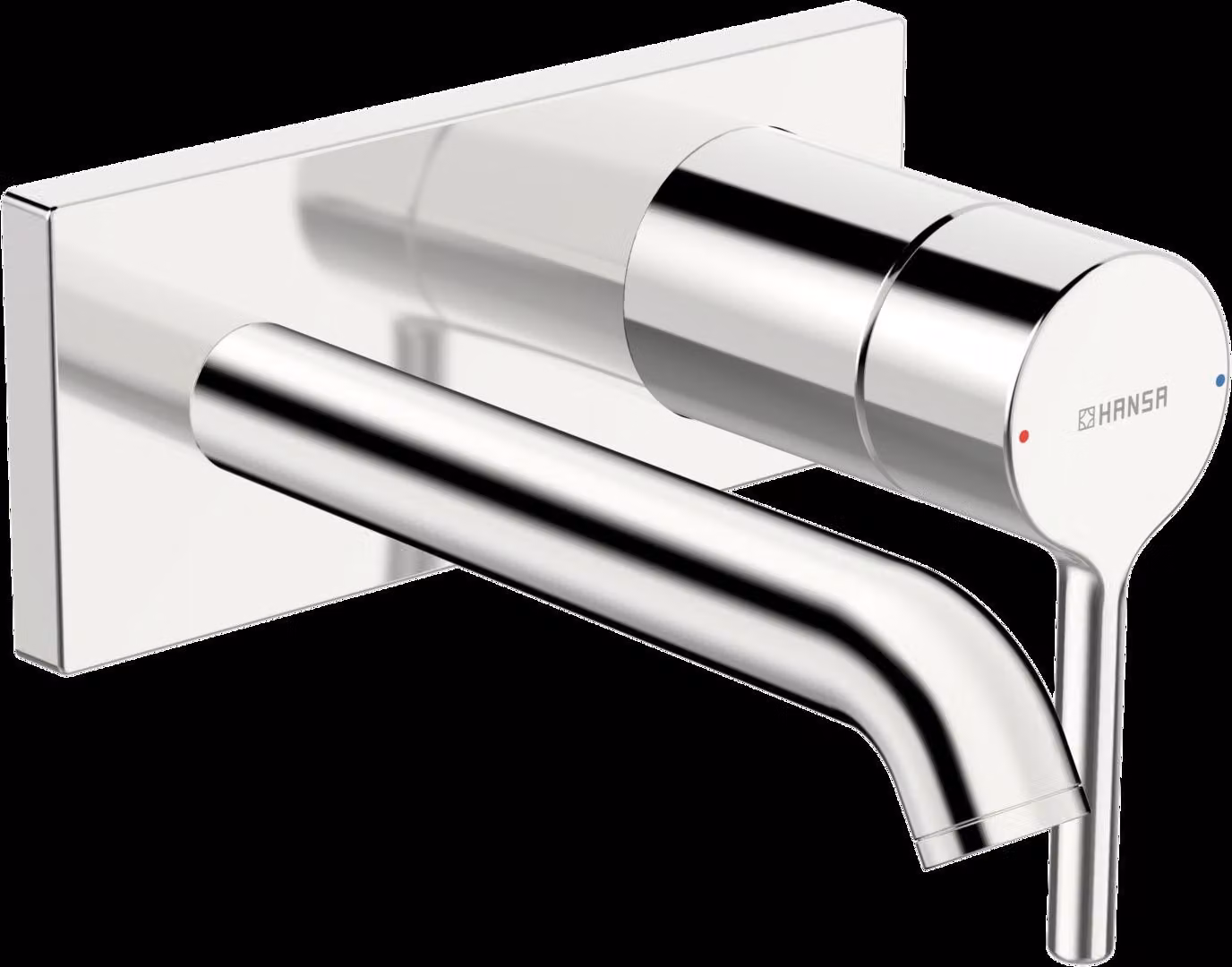 HANSA HANSAVANTIS Style Set de finition pour mitigeur de lavabo, encastré, saillie 179mm, 54802107, 54802107