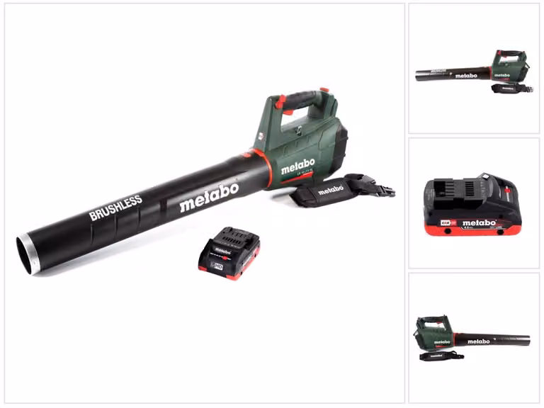 Metabo LB 18 LTX BL Soffiatore a batteria 18V Brushless + Batteria 4,0 Ah - senza caricabatterie