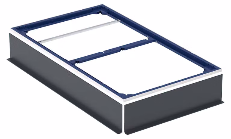 Geberit Duofix cadre d'installation pour surface de douche, pour sept pieds, 140x80cm, 551.507.00.1, 551.507.00.1