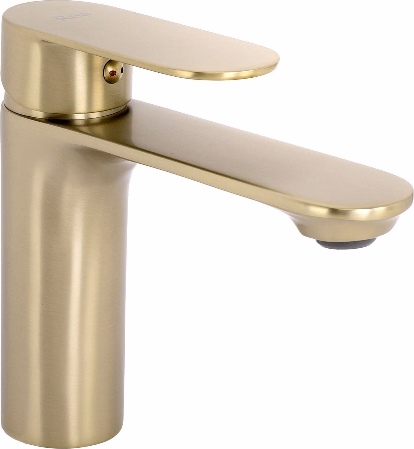 Rubinetto Per Lavabo Rea Drop Low Brush Gold