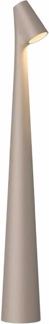 Vibia Africa Lampada da tavolo ricaricabile LED beige dimmabile