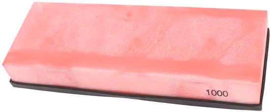 Dailygoods - Pietra per affilare, grana 1000 - Base antiscivolo - Pietra piatta - Guida angolare - Striscia di cuoio - Qualità di lavorazione eccezionale - Affilatore