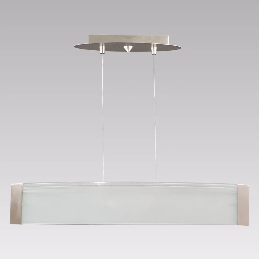Plafoniera CONTRO, 1xR7S/200W, nichel satinato/stripes clear L: 750, H: 1100, attacco R7S, dimmerabile