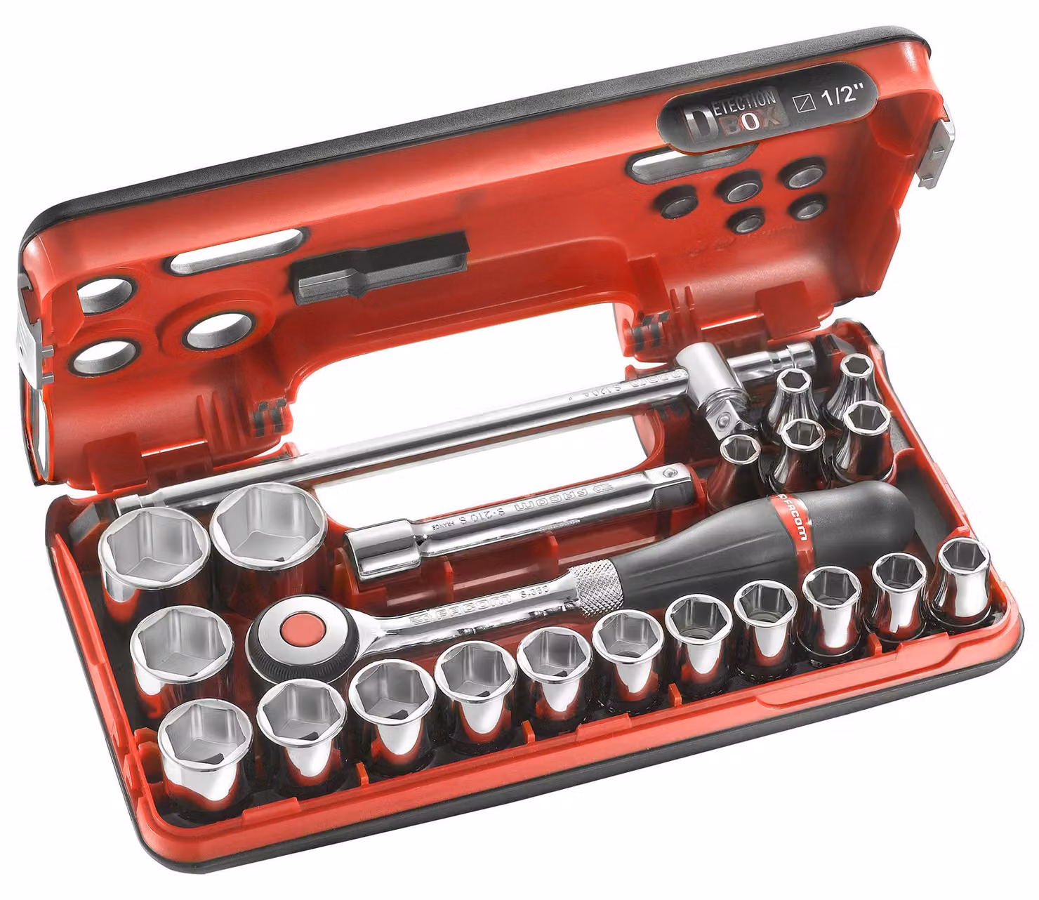 Facom Steckschluessel-Set 1/2Z 22-tlg PB