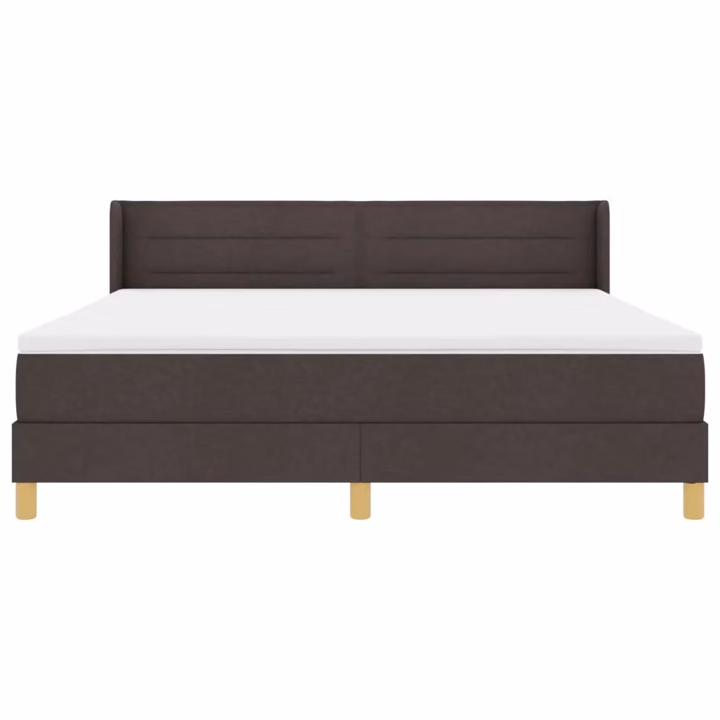 Letto a molle con materasso vidaXL in tessuto marrone L: 180 cm, P: 200 cm – 2