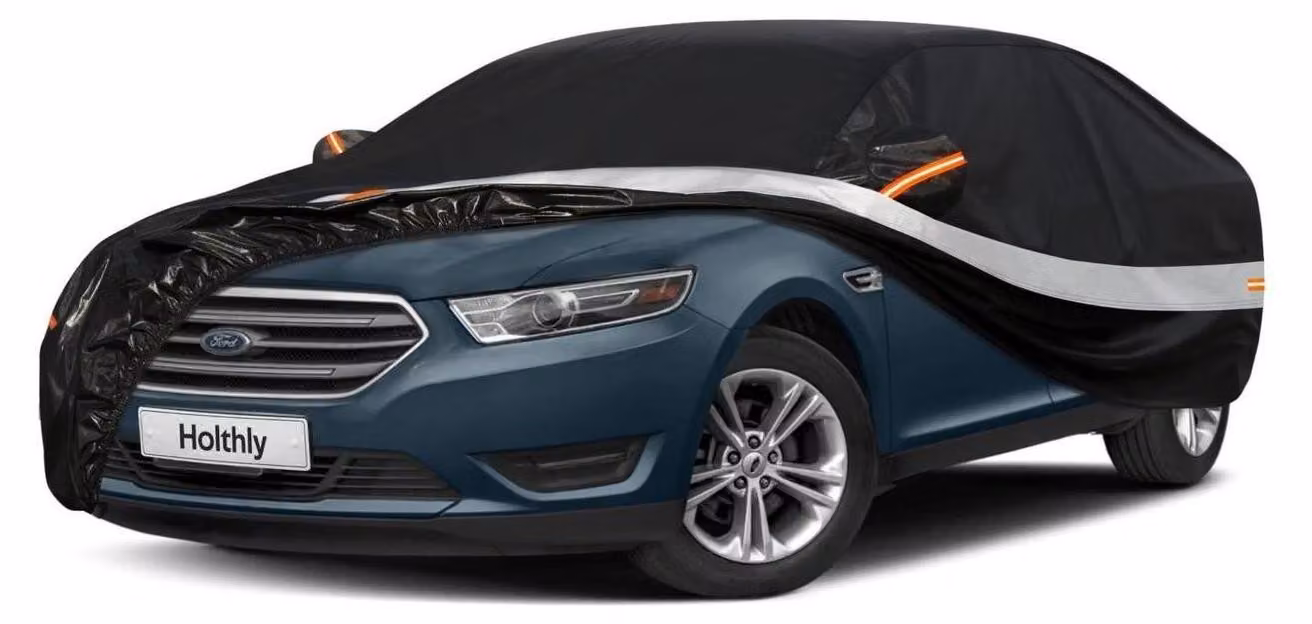 Copertura per auto Autoplane, impermeabile, con 10 strati, per Ford Taurus (1991-2024). Ideale per la copertura completa in garage, protegge dalla polvere e dai raggi UV