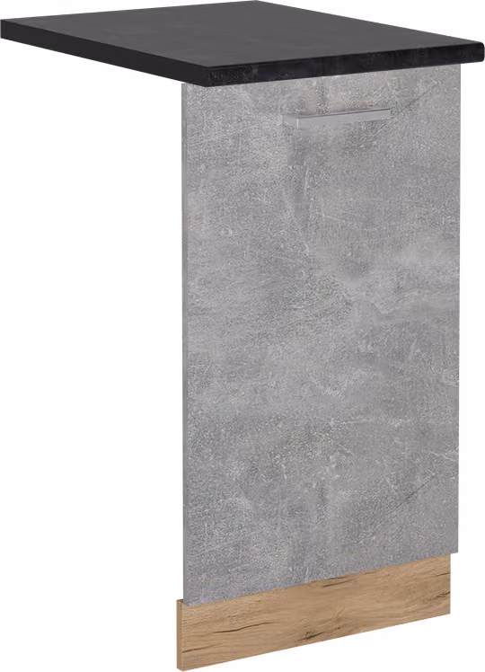 Pannello frontale della lavastoviglie Vicco R-Line Calcestruzzo 45 cm , PL Antracite, Model 55044