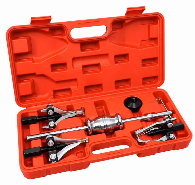 Set-kit estrattore cuscinetti interni, con martello scorrevole, smontaggio cuscinetto Gebo Tools