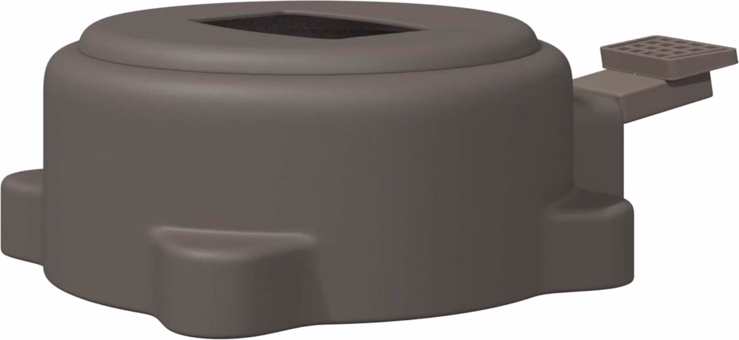 Base per ombrellone Argento 23 x 14 x 6 cm