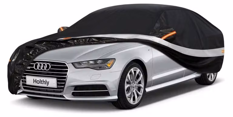 Copertura protettiva impermeabile per Audi A6/S6 (2004-2024), con 10 strati, ideale per la copertura completa in garage, protegge da polvere e raggi UV