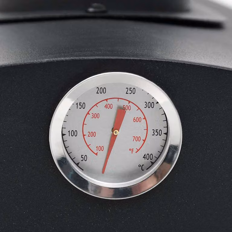 vidaXL Forno per Pizza e Barbecue 3-in-1 Nero