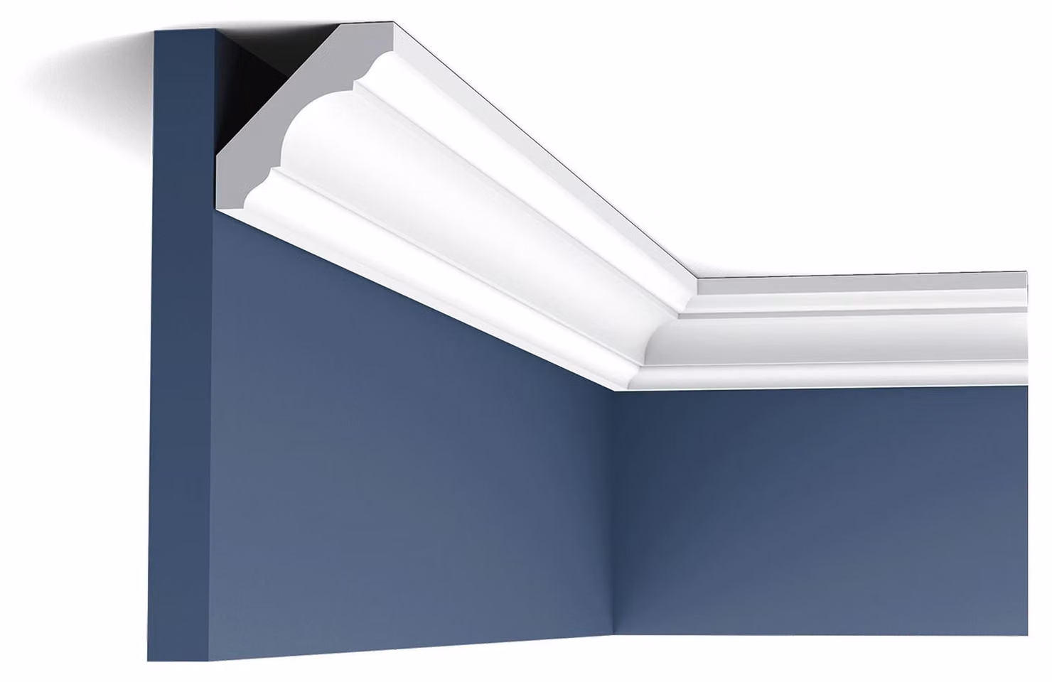 Orac Decor C215 Modanatura angolare Luxxus Modanatura per soffitto Modanatura per stucco Modanatura decorativa Modanatura per soffitto-parete Classic | 2 metri