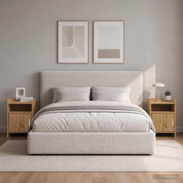 Set di 2 comodini moderni vidaXL in legno color marrone L/P/H: 40 x 36 x 60 cm