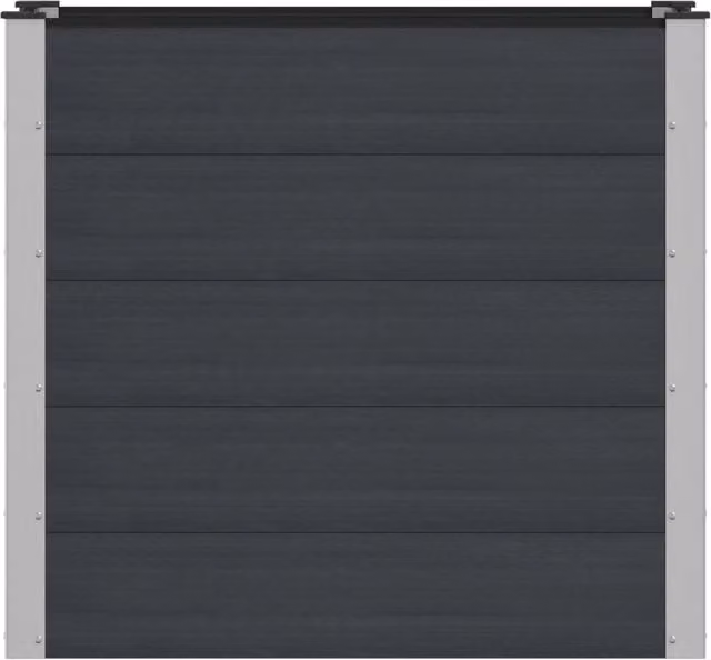 Fioriere | Cassetta per fiori | Letto rialzato da giardino Nero 100 x 50 x 91 cm