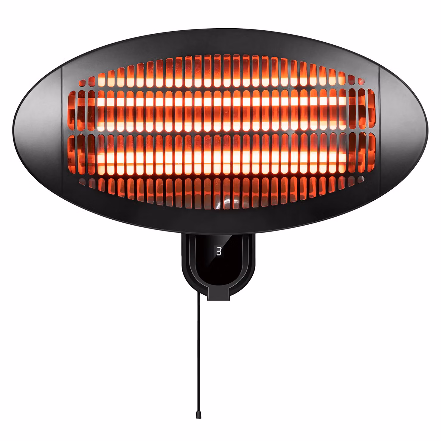 Riscaldatore elettrico al quarzo da esterno Dictrolux 2000 Watt colore nero – 2
