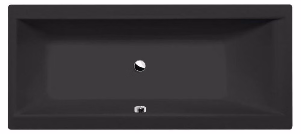 CLEO vasca rettangolare 160x70x48cm, nero opaco