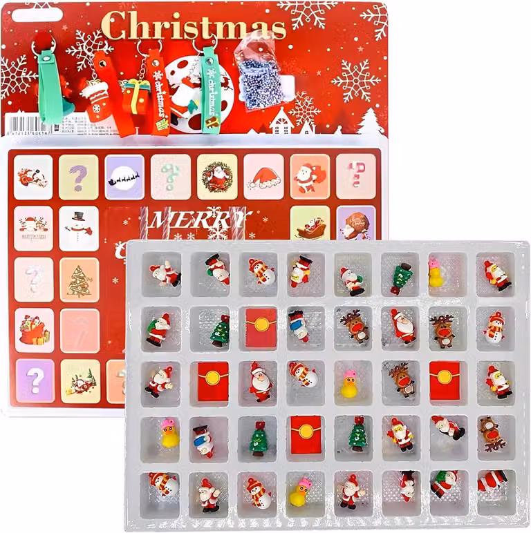 Calendario dell’Avvento Gioielli Set Creativo 24 Elementi Regalo DIY