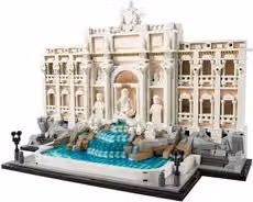 Lego Architecture Fontana di Trevi 21062 Set di Mattoncini Bianchi 1880 pz