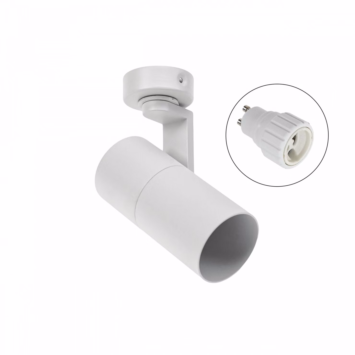 Faretto a plafone GU10 bianco MADARA Mini II - A plafone, moderno e compatto