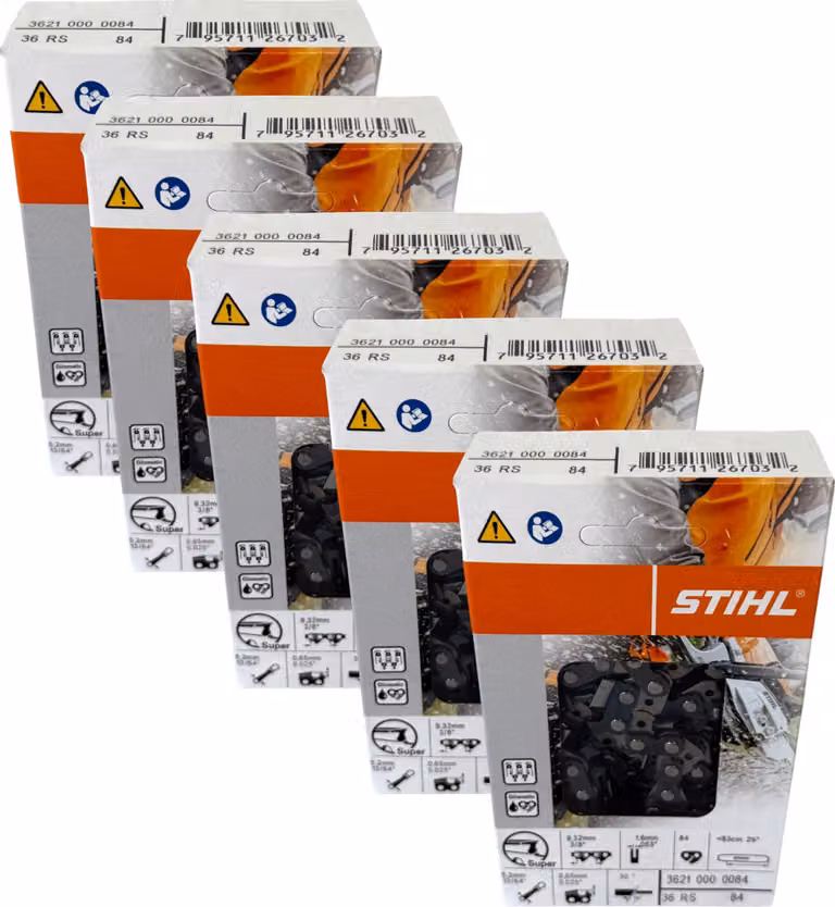 Catena Stihl 5x 3/8" Rapid Super (RS) 63 cm 3/8" 1,6 mm 5 pezzi ( 5x 36210000084 )