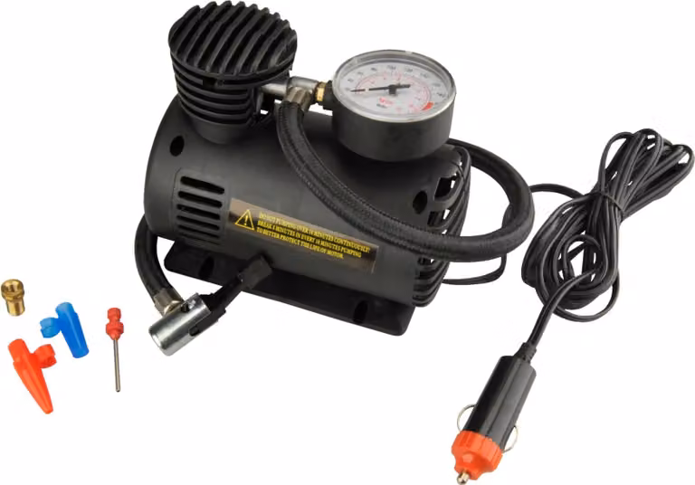 cartrend 10924 compressore per auto con manometro, pressione massima: 18 bar