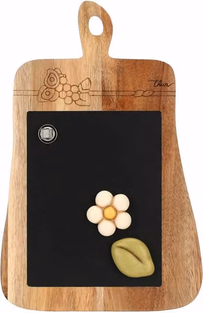Lavagna magnetica da parete THUN Country Bloom con decoro floreale multicolore in legno