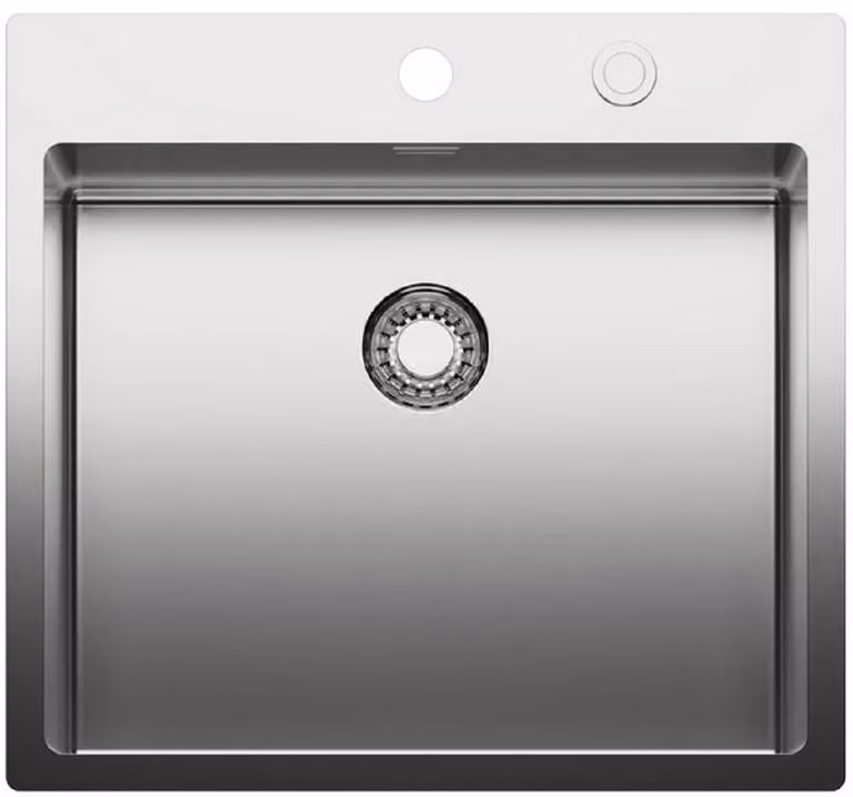 Corno Piu PR4, lavello, acciaio inox
