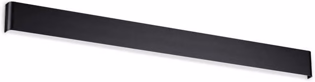 Applique Moderna Delta IDEAL LUX in Metallo Nero con LED 37W 4000K Luce Naturale Bianco Freddo