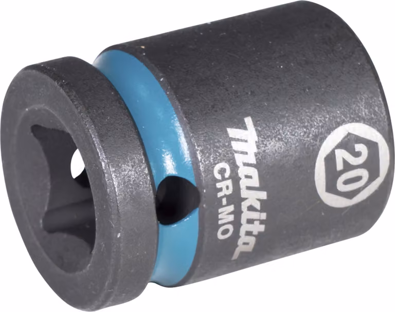 Chiave a bussola E-16162 Impact Black 1/2inch O.D.20mm corto