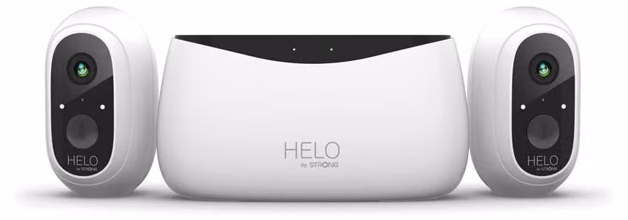 Kit di telecamere di sicurezza wireless - 2 pezzi - Full HD 1080p - Grado di protezione IP65 (resistente all'acqua) - Adatte per interni ed esterni