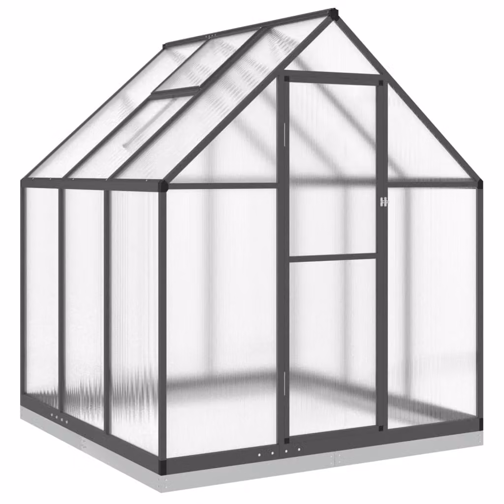 Telaio Serra con Base Antracite 169x169x202 cm in Alluminio