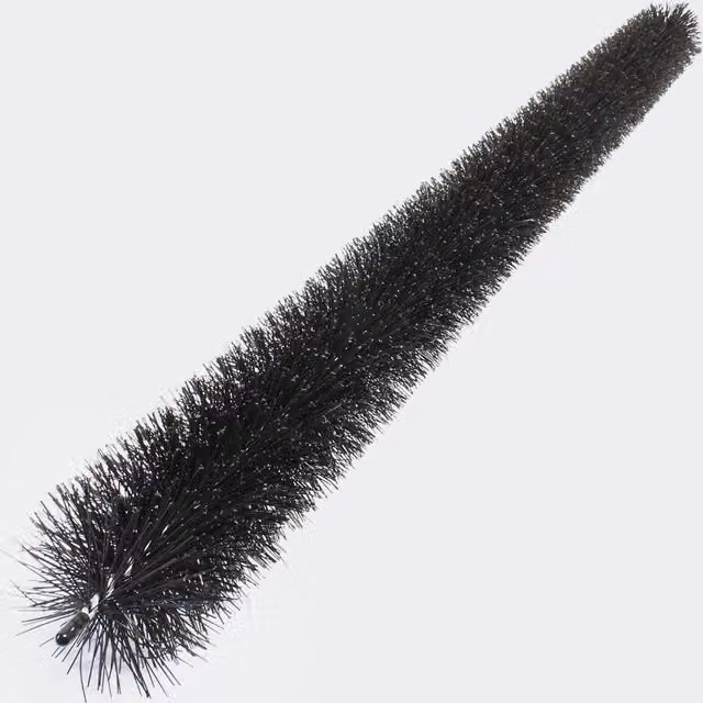 Set di 20 protezioni per grondaia in plastica nera contro fogliame e animali, Lunghezza: 120 cm, Diametro: 8 cm – 1