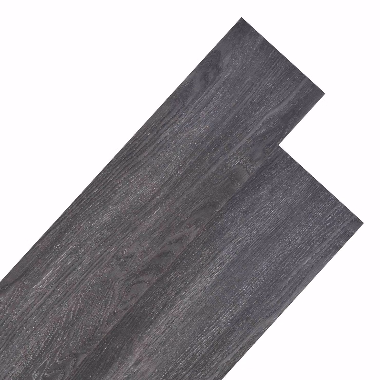 Tavole per Pavimenti 18 pcs Nero e Bianco 5,26 m² PVC