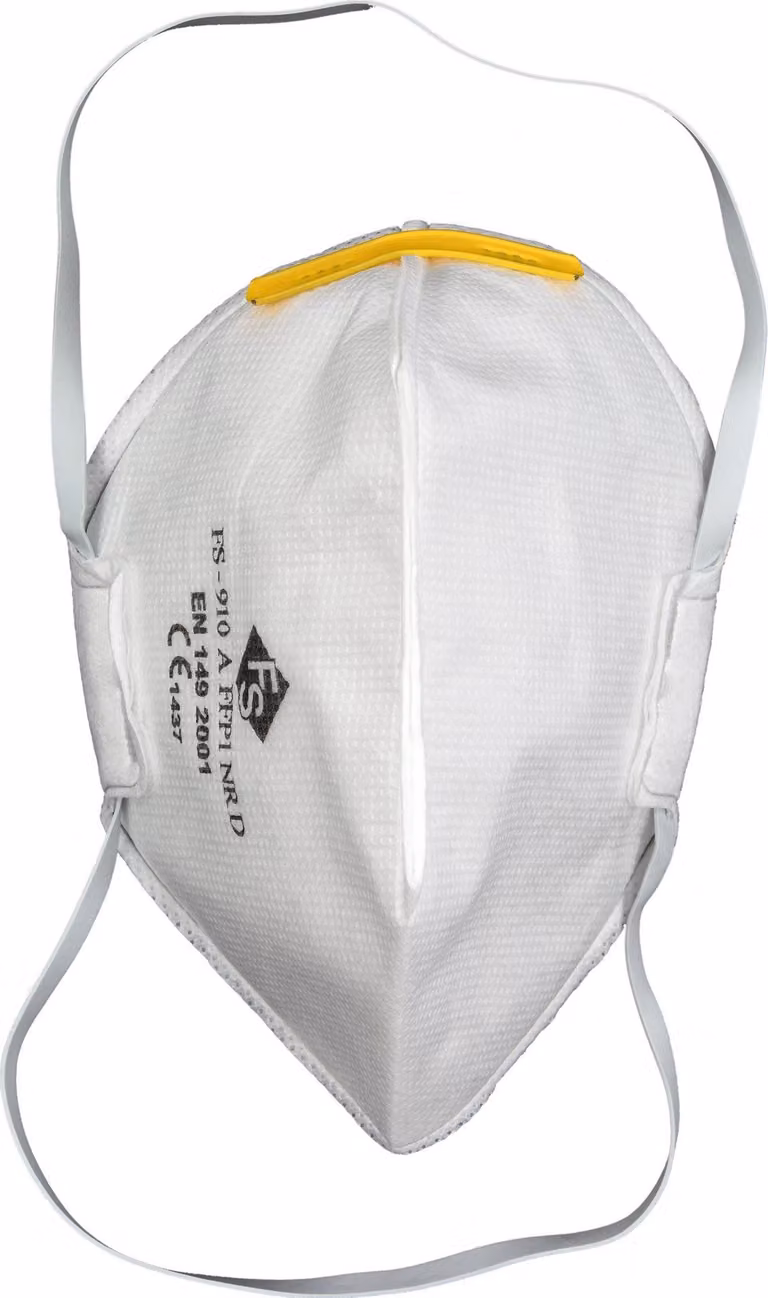 Mascherine di protezione respiratoria FFP1/P, piatte (5 pezzi)