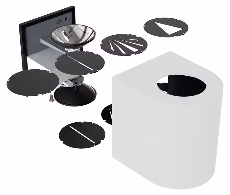Lampada da parete a LED per esterni NORDLUX Canto 2, variante: 104 x 87 x 100 mm, bianco