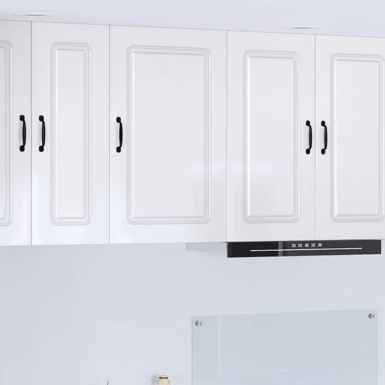 vidaXL Mobile Pensile da Cucina Kalmar Bianco Lucido L/P/H: 50 x 31 x 80 cm