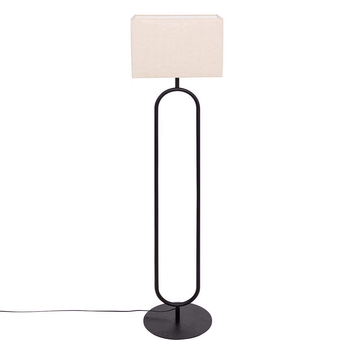 Lampada da terra ALEC con paralume, altezza 154 cm