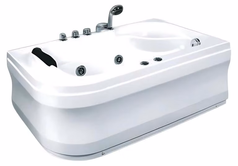 Bad Luxuswanne Whirlpool Badewanne Wellnesswanne Freistehende Wanne 130x80 cm