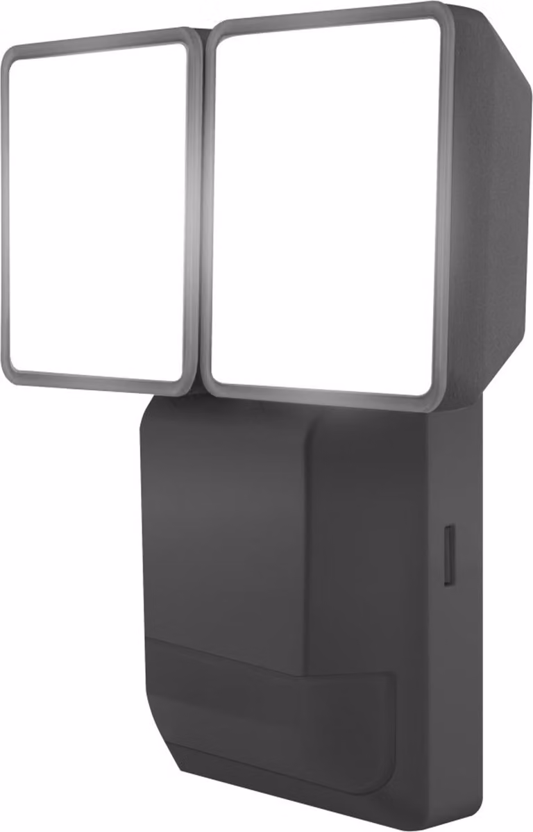 Lampada da parete per esterni LEDVANCE, ENDURA® PRO SPOT SENSOR / 16 W, 220...240 V, apertura del fascio: 50°, bianco freddo, 4000 K, materiale dell'alloggiamento: policarbonato (PC), IP55