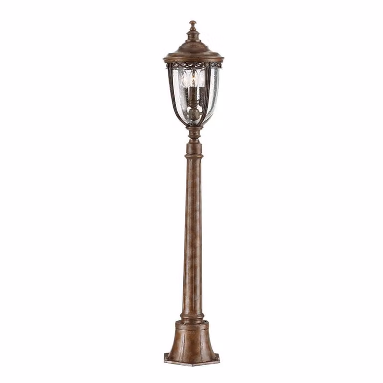 Lampada da terra 118 cm English Bridle 3xE14 bronzo britannico Feiss FE-EB4-M-BRB