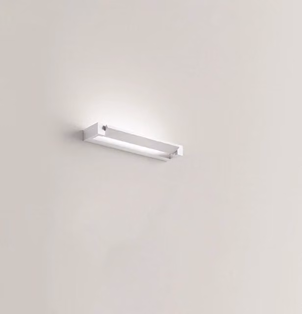 Applique da parete Perenz Sway in metallo e plastica, LED da 17W, luce calda 3000K, regolabile, disponibile in bianco o nero